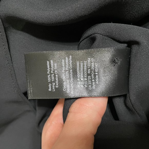 Babaton Black Mesh Tank Blouse - Picture 9 of 9